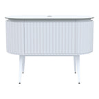 Parisi Abbraccio 1200 Matte White Floorstanding Vanity - Snow White - One Tap Hole - ABR-1201LGS-MW-SW