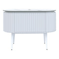 Parisi Abbraccio 1200 Matte White Floorstanding Vanity - Twilight - One Tap Hole - ABR-1201LGS-MW-TW