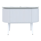 Parisi Abbraccio 1200 Matte White Floorstanding Vanity - Twilight - One Tap Hole - ABR-1201LGS-MW-TW