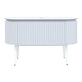 Parisi Abbraccio 1400 Matte White Floorstanding Vanity - Snow White - One Tap Hole - ABR-1401LGS-MW-SW