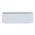 Parisi Abbraccio 1400 Matte White Wall Hung Vanity - Twilight - One Tap Hole - ABR-1401-MW-TW