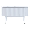 Parisi Abbraccio 1400 Matte White Floorstanding Vanity - Twilight - One Tap Hole - ABR-1401LGS-MW-TW