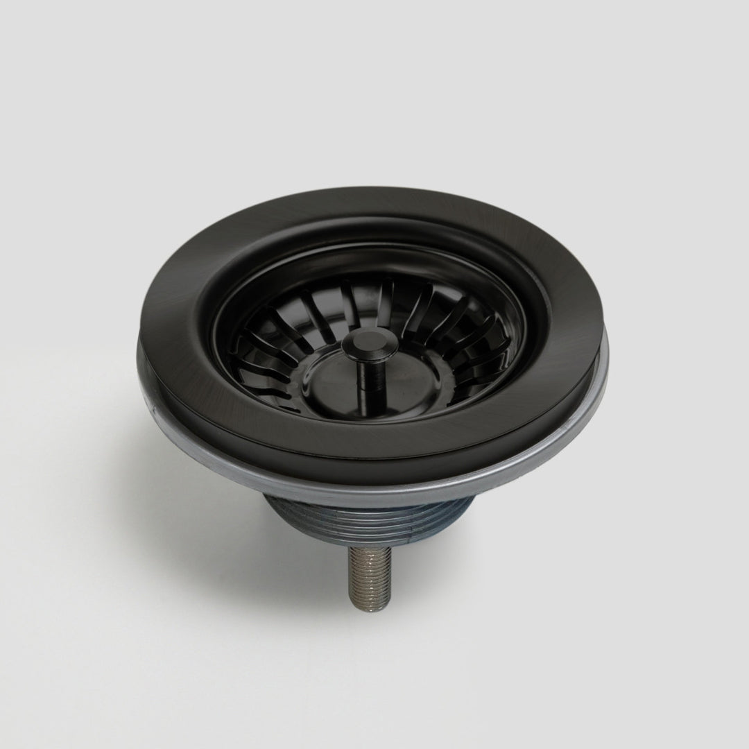 Oliveri Basket Waste With Extended Screw Length AC14-BK-EXT - Black