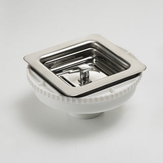 Oliveri Square Basket Waste AC17SQ Chrome