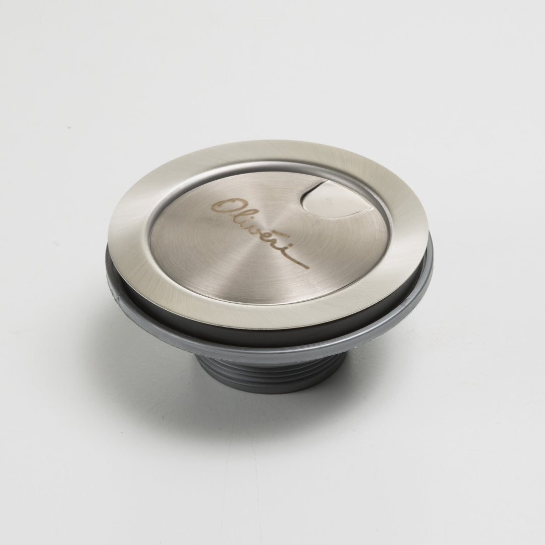 Oliveri Covered Basket Waste AC28 Chrome