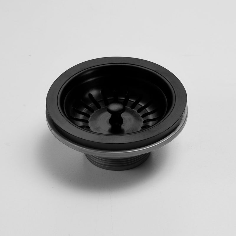 Oliveri Round Basket Waste ACBWBK - Black