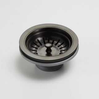 Oliveri Round Basket Waste ACBWGM - Gun Metal