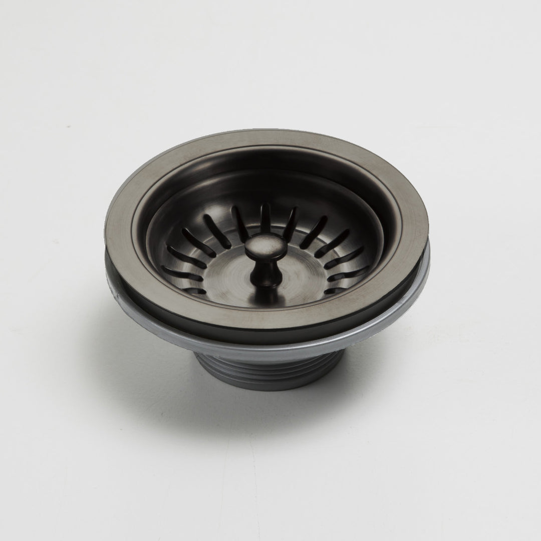 Oliveri Round Basket Waste ACBWGM - Gun Metal