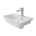Turner Hastings Agres 56 x 35 Semi-Recessed Basin - Gloss White - AG56SRB