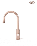 Zip HydroTap G5 BCSHA Celsius All-In-One Arc Brushed Rose Gold H57783Z05AU — 360° view