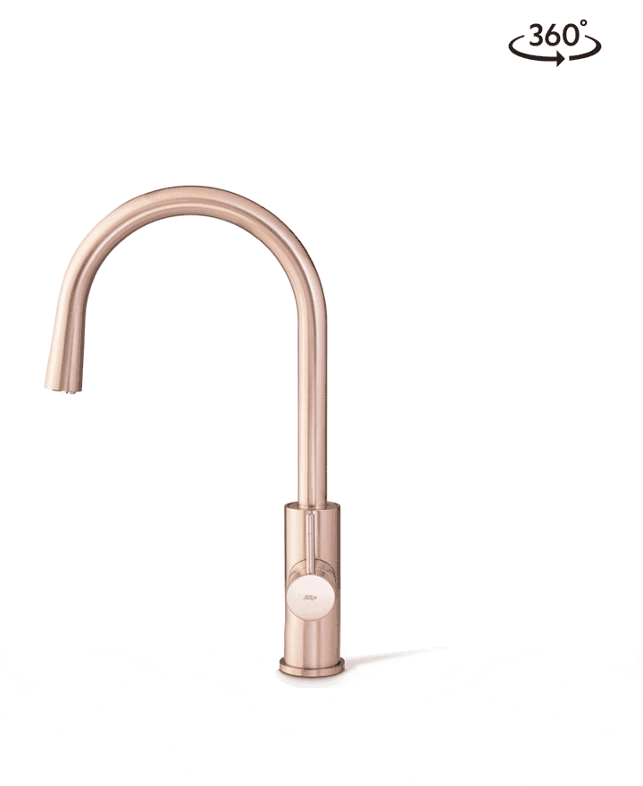Zip Hydro-Tap G5 All in one Celsius Arc Boiling, Chilled, Hot & Ambient - Brushed Rose Gold H57784Z05AU — 360° view