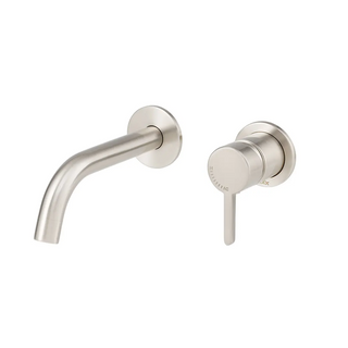 Mixx Aloe Dual Basin Wall Mixer Cold Start - Brushed Nickel - 11SL975BLE