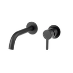 Mixx Aloe Dual Basin Wall Mixer Cold Start - Matte Black - 11SL975MLE