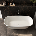 Victoria + Albert Amiata 1500 Freestanding Bath - Matte White AMT1M-N-SM-NO