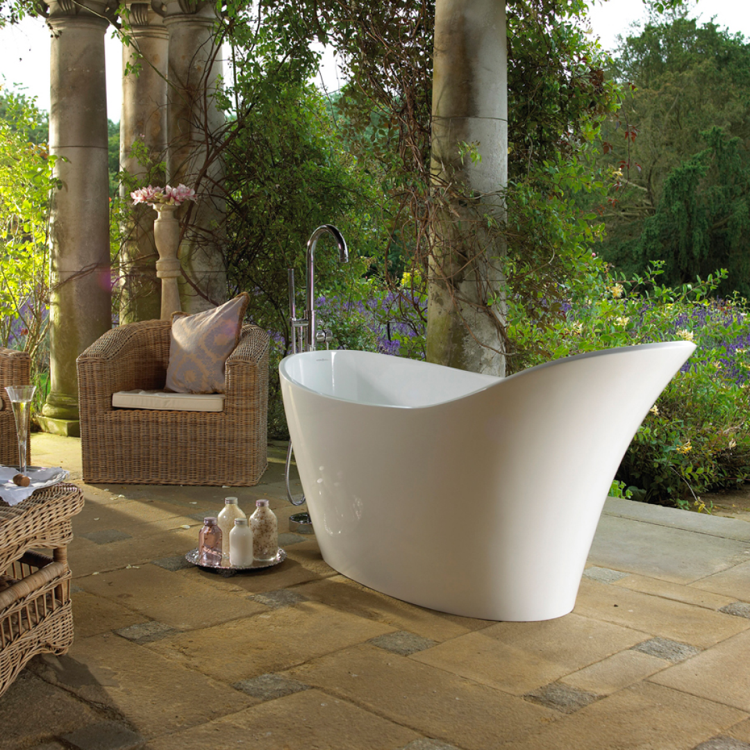 Victoria + Albert Amalfi 1632 Freestanding Bath - Matte White AMLM-N-SM-NO