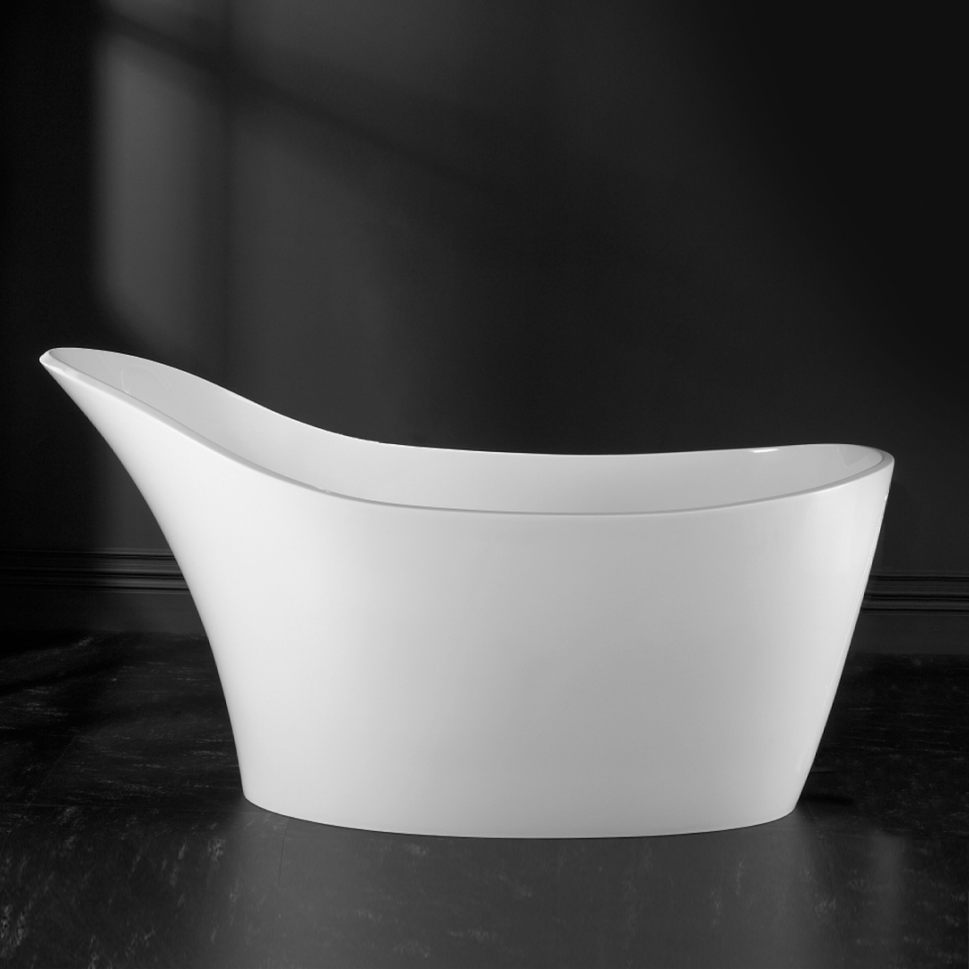 Victoria + Albert Amalfi 1632 Freestanding Bath - Matte White AMLM-N-SM-NO