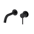 Mixx Anise Dual Basin Wall Mixer Matte Black - Includes Body - 11SL755MLE