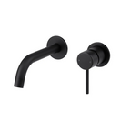 Mixx Anise Dual Basin Wall Mixer Matte Black - Includes Body - 11SL755MLE