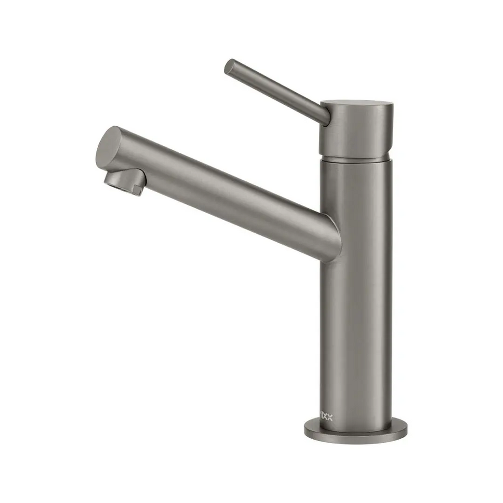 Mixx Anise Eco Basin Mixer Upswept - Gun Metal - 11SL997GL