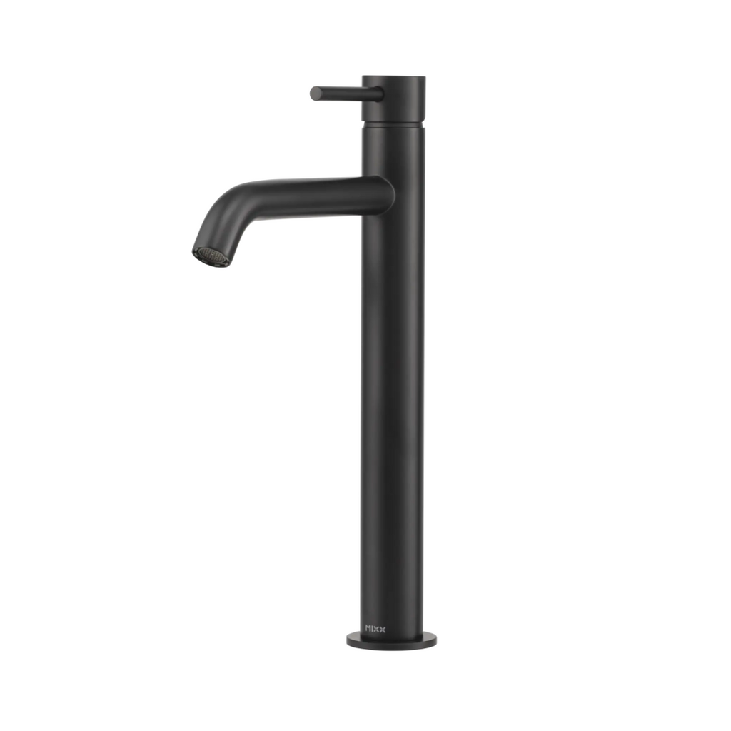Mixx Anise Eco Tower Vessel Mixer Curved - Matte Black - 11SL993ML