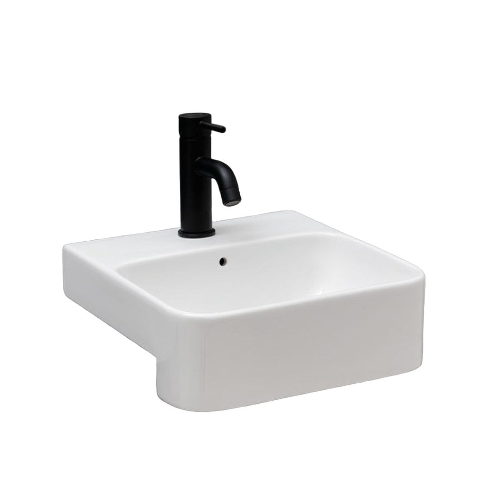 Studio Bagno Apartment 45 Semi Recessed Basin - Gloss White - APT45SR/1