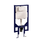 Streamline Arcisan Neion Wall Hung Intelligent Toilet with Remote, Arcisan Cistern & Frame - Includes Xoni Brushed Iron Button - NE041305 + XN04470.BI