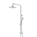 Arcisan Dual Inlet Squareline Shower Column Ø250 Head & Fusion Air Hand Shower - Chrome AR2325461.4