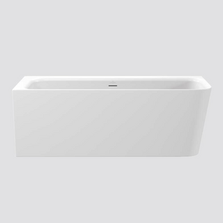 Villeroy & Boch Architectura 1650 CastStone Back to Wall Freestanding Bath - Left Hand Corner - UBC165ARC2VLH01