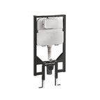 Villeroy & Boch Antao Rimless Wall Hung CeramicPlus Argent Toilet Package - White Alpine - No Flush Plate (Pan & Cistern Only) - 4674T0R1S4B + IN48905