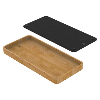 Abey Boutique Fibre Rock & Bamboo Tray Set - ASA06Q