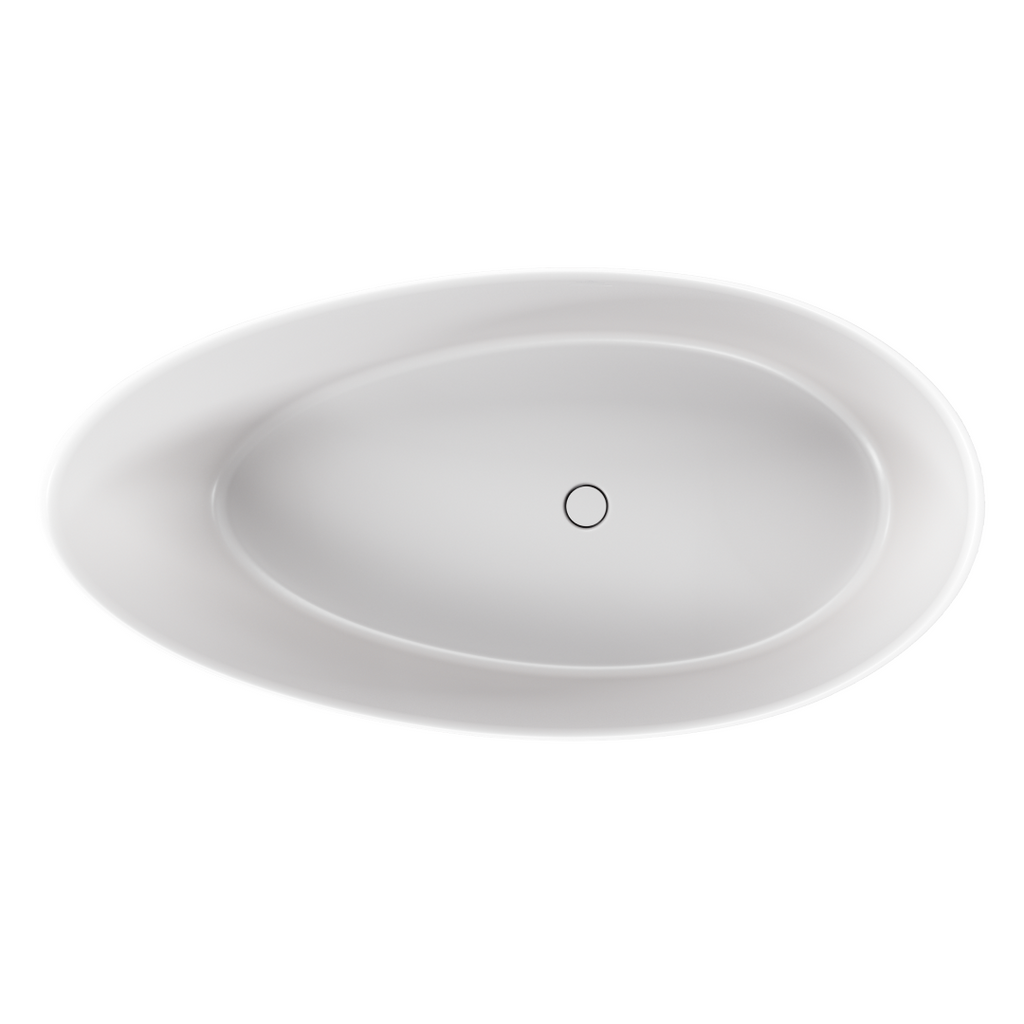 Villeroy & Boch Avento 1700 CastStone Freestanding Bath - White - UBC170AVE2V01