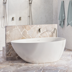 Villeroy & Boch Avento 1700 CastStone Freestanding Bath - White - UBC170AVE2V01