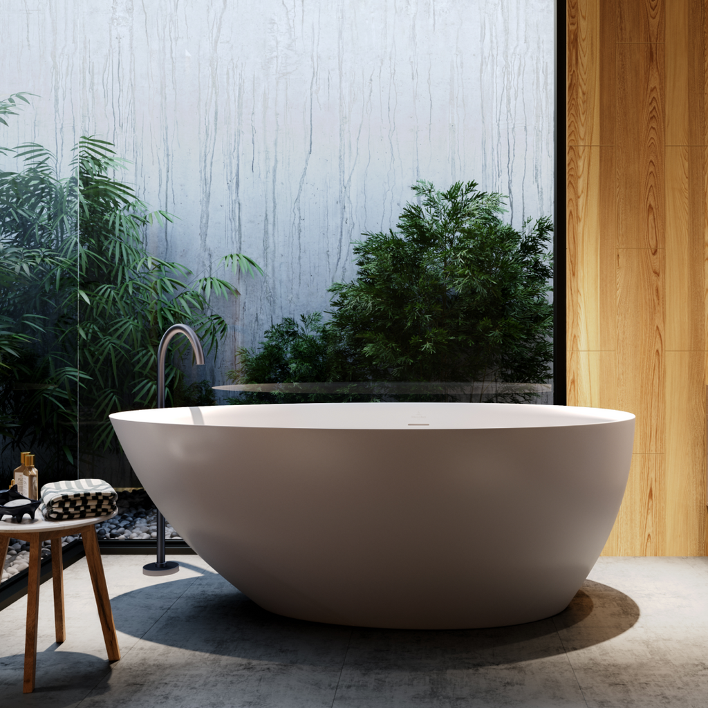 Villeroy & Boch Avento 1700 CastStone Freestanding Bath - White - UBC170AVE2V01