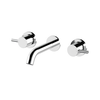 Arcisan Axus Pin Wall Basin Tap Set 150mm Spout - Chrome - AX01821