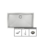 Abey Alfresco Large Bowl 700 Sink - 316 Marine Grade Stainless Steel - FRA700