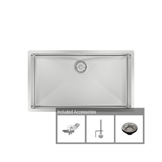 Abey Alfresco Large Bowl 700 Sink - 316 Marine Grade Stainless Steel - FRA700