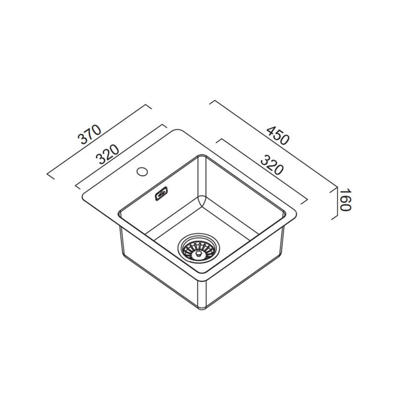 Abey BS2 Bar Sink