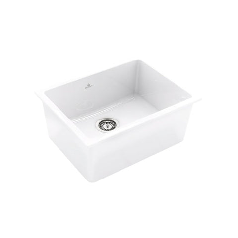 Abey Chambord Constance Large Single Bowl Fireclay Sink - CONSTANCE-3W