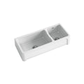 Abey Chambord Henri 1 & 1-2 Bowl Ceramic Sink - HENRI-3W
