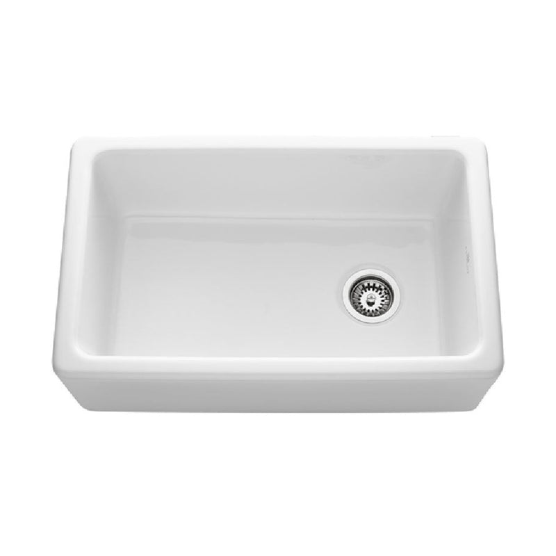Abey Chambord Philippe II  Single Bowl Ceramic White