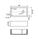 Abey Chambord Philippe II  Single Bowl Ceramic White