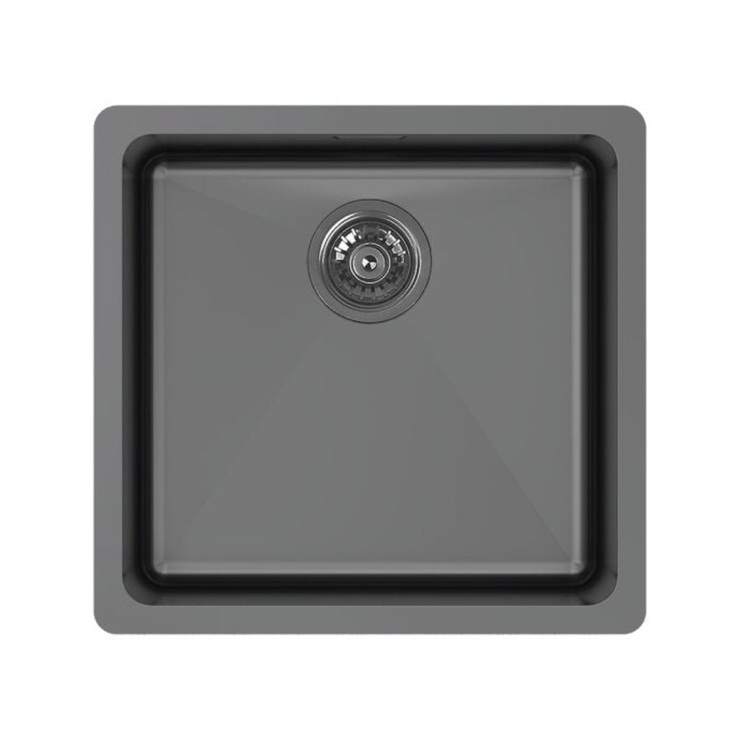 Abey L120 Black Pearl Kitchen Sink - Overflow - LT120BP
