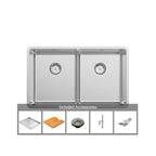 Abey Lucia Double Bowl Sink - LUA200