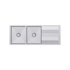 Abey Lugano Double Bowl Undermount Sink - ST340DU