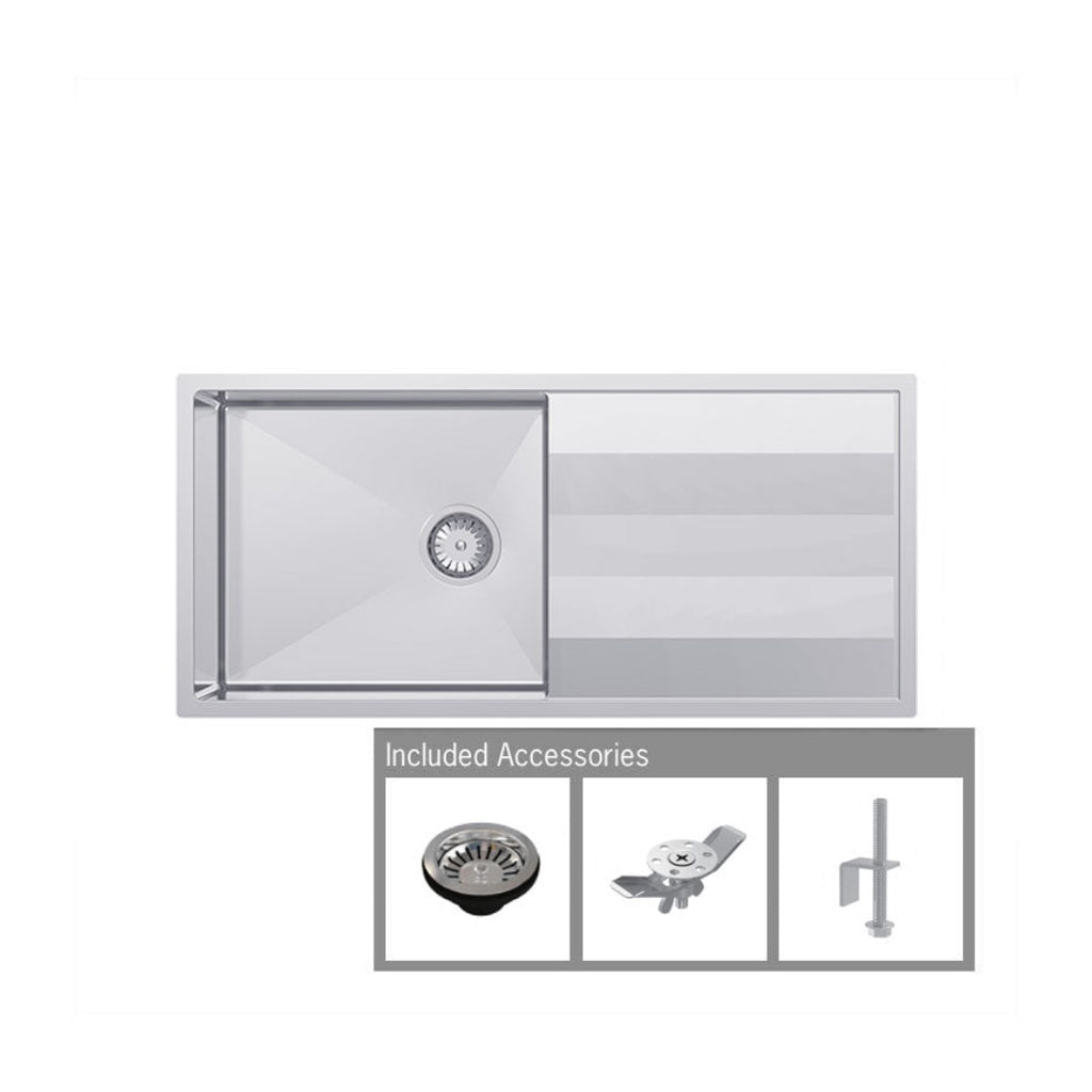 Abey Lugano Single Bowl Undermount Sink - ST460SU