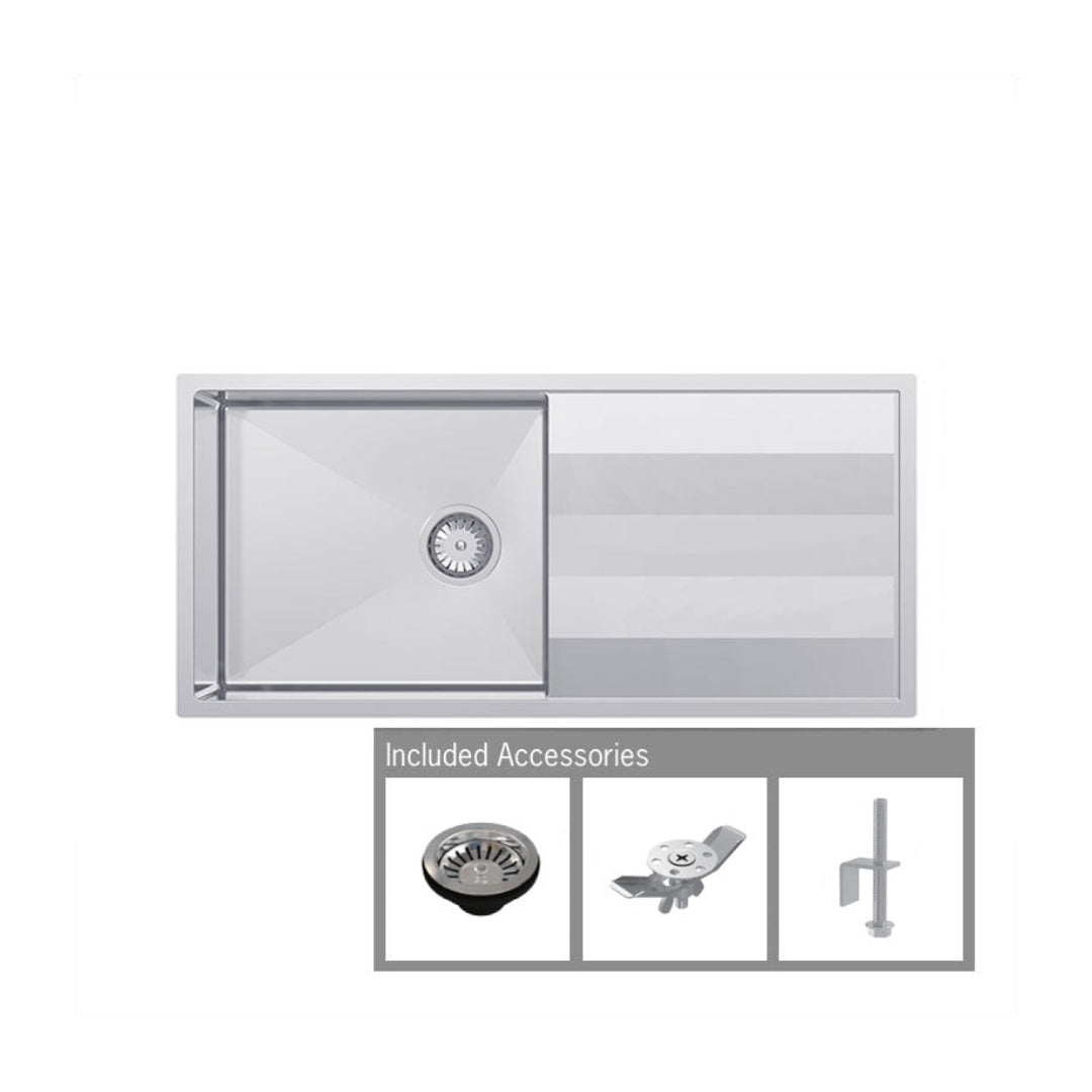 Abey Lugano Single Bowl Undermount Sink - ST460SU