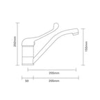 Abey Mixmaster Disabled Sink Mixer - Chrome - MK2-D