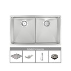 Abey Piazza CR340D Double Bowl Sink