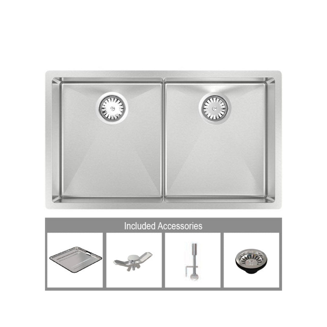 Abey Piazza CR340D Double Bowl Sink