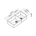 Abey Piazza CR500D Inset Piazza